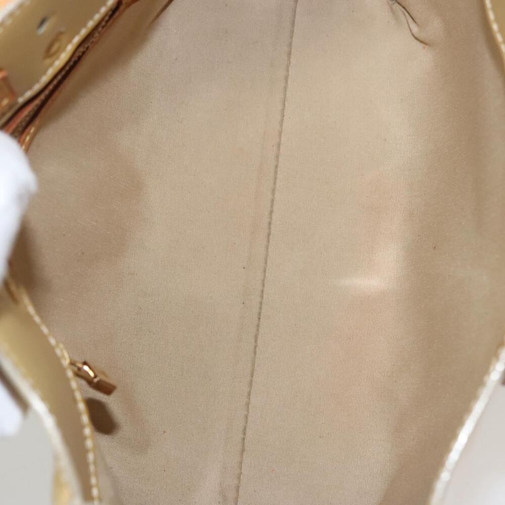 LOUIS VUITTON Monogram Vernis Reade PM Hand Bag Beige M91334 - Picture 11 of 16